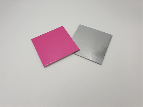 Foto: TAVOLETTE V/QUADRO RUBY/ARGENTO 25 cm